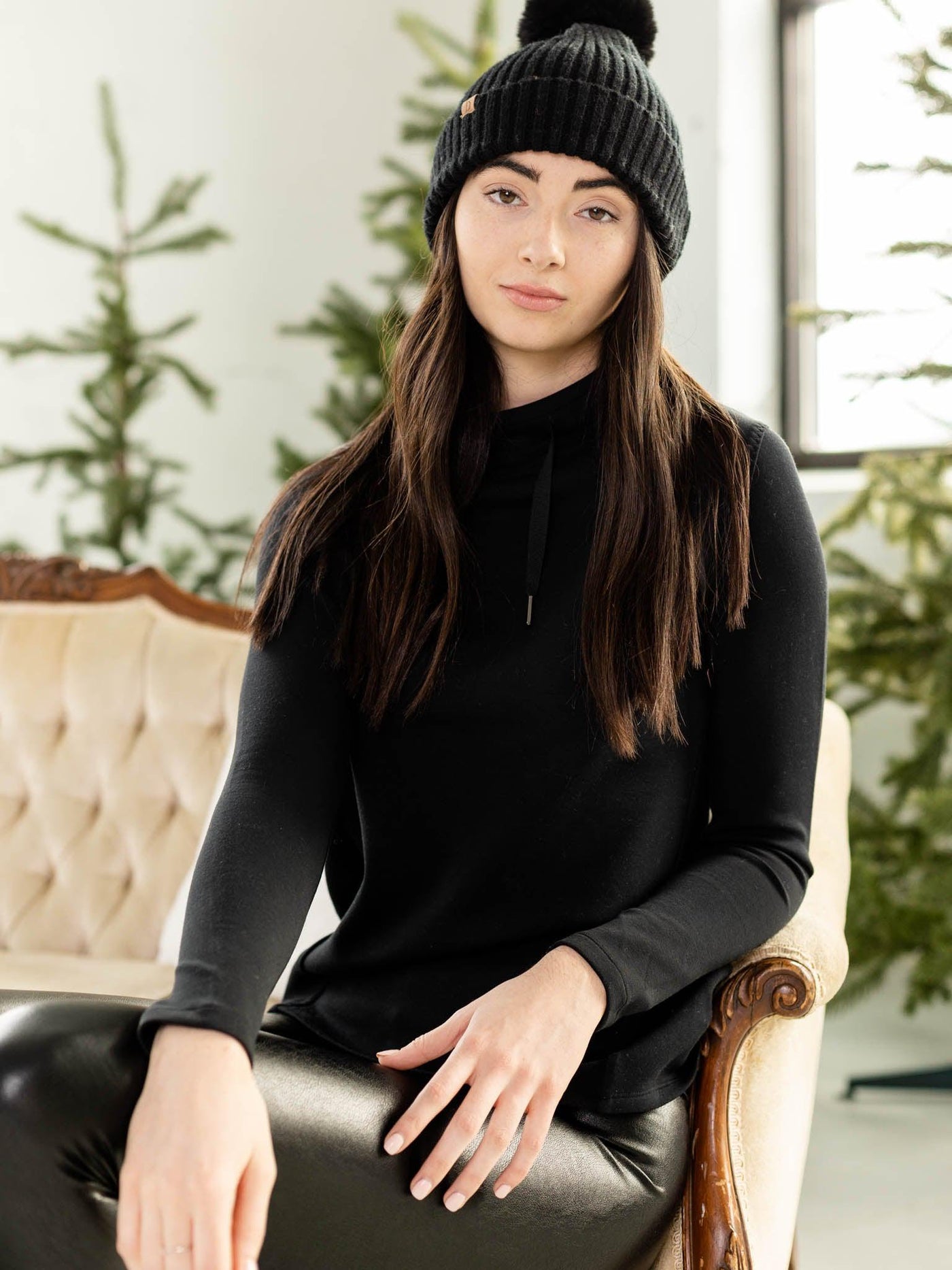 black pullover
