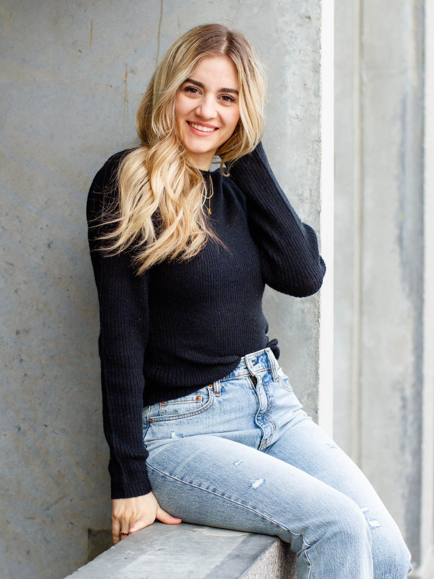 puff sleeve sweater