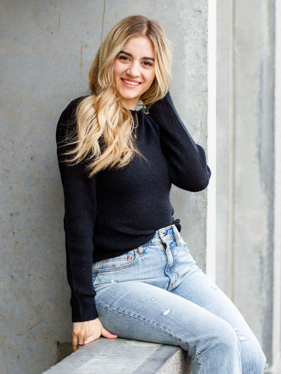 puff sleeve sweater