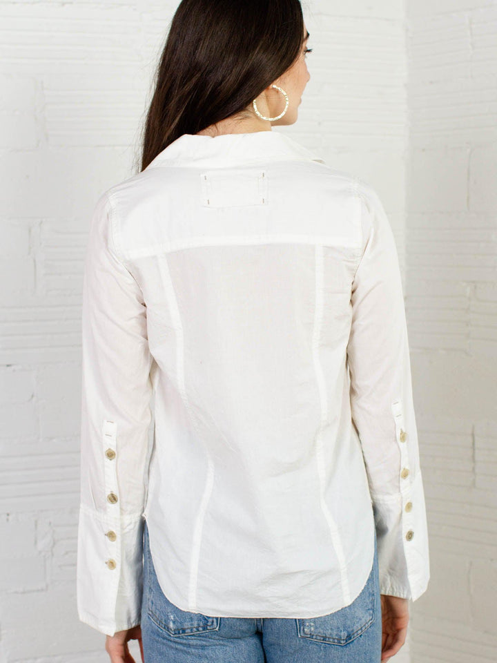 free people relaxed button up