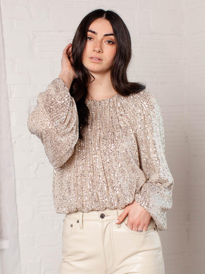 sequin top