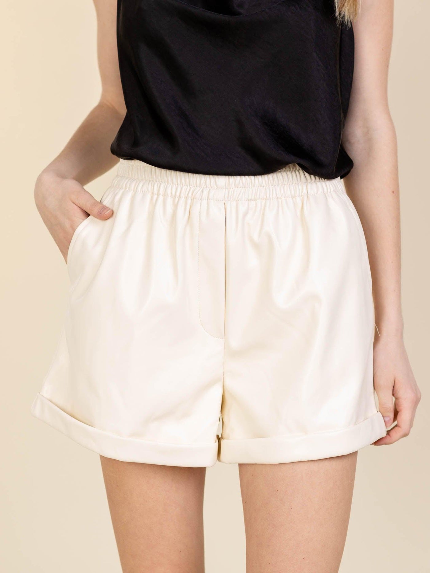 light colored shorts