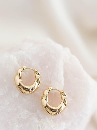 textured earrings