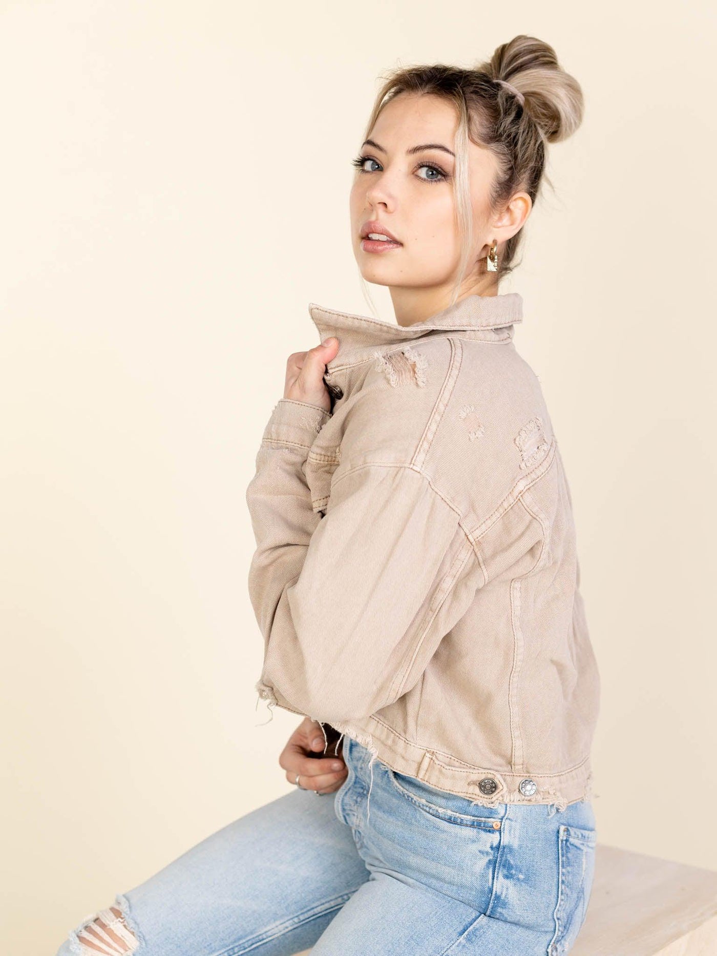 cropped jacket