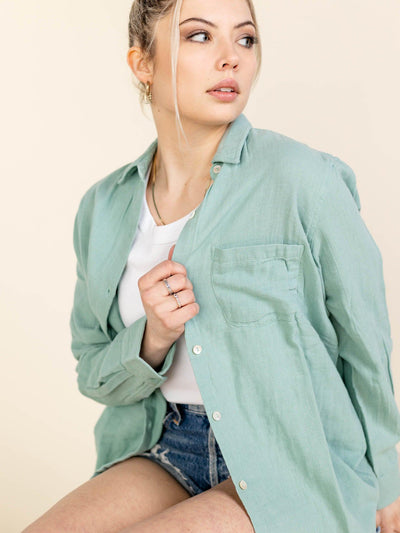 collared button down shirt
