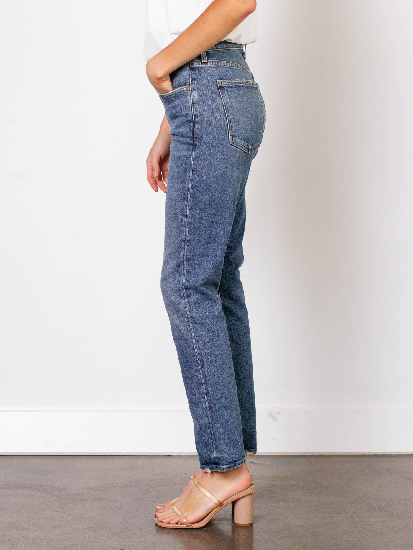 agolde high rise denim