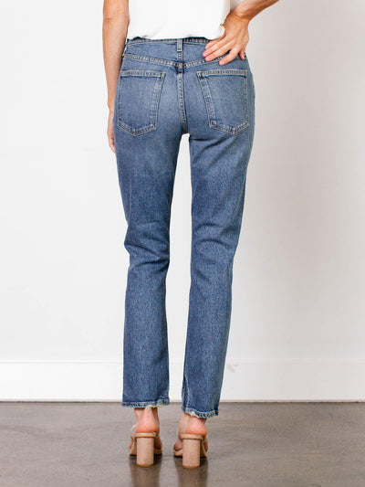 medium relaxed straight denim