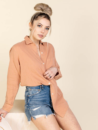 colored button down