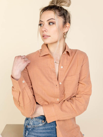 lightweight button down