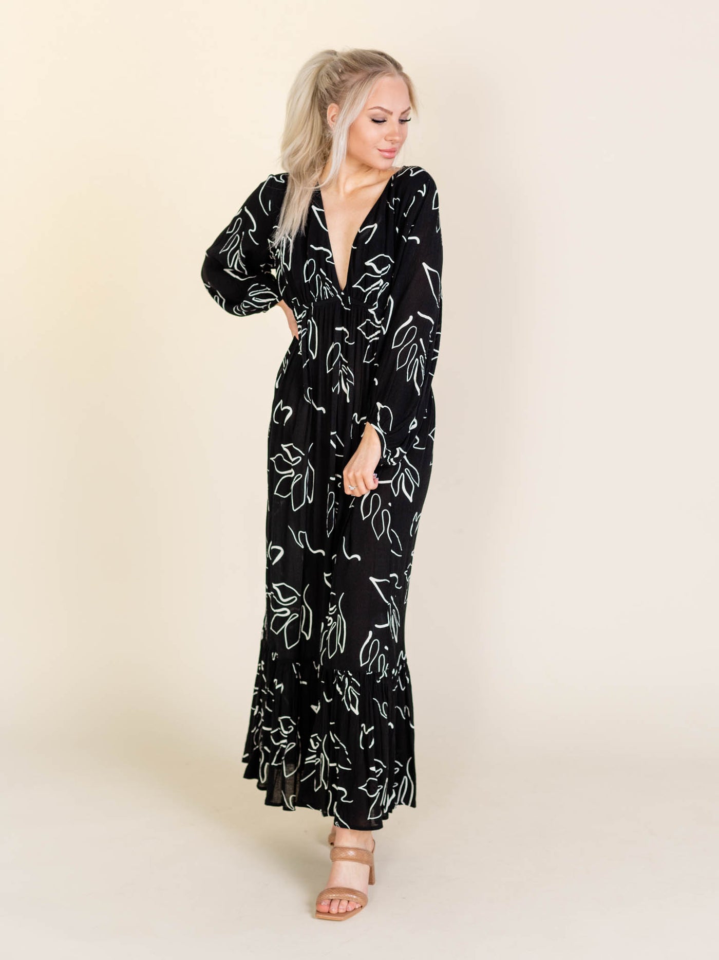 z supply v neck dress