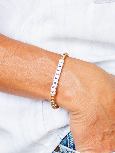 gold grateful bracelet