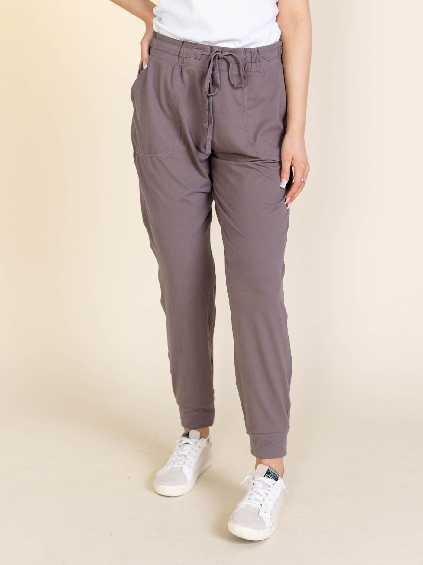 grey jogger
