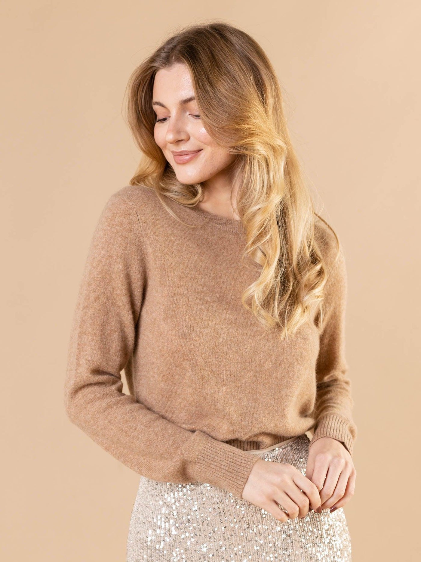 cashmere neutral sweater