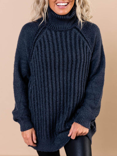 cozy turtleneck sweater