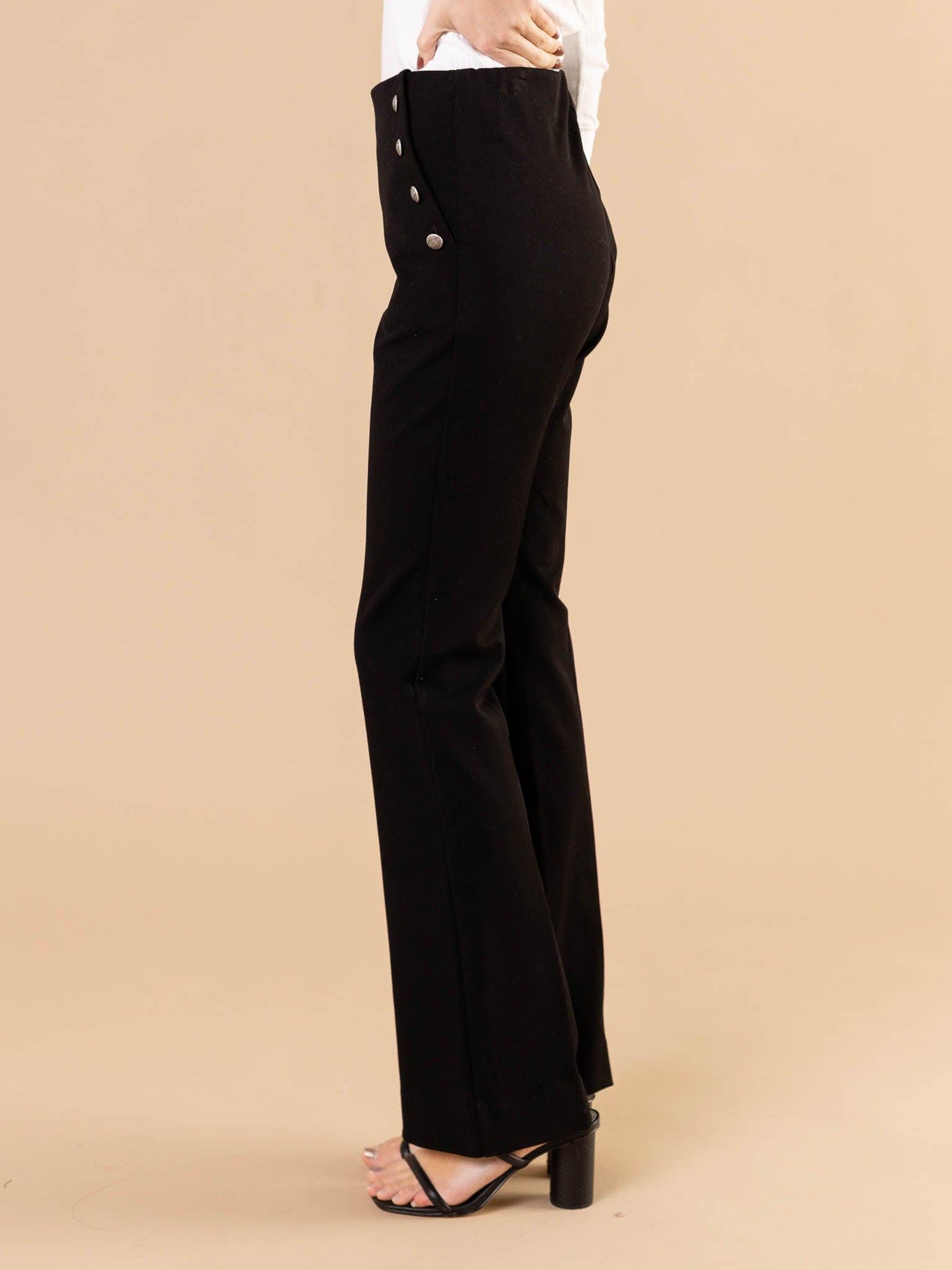 slim black trouser