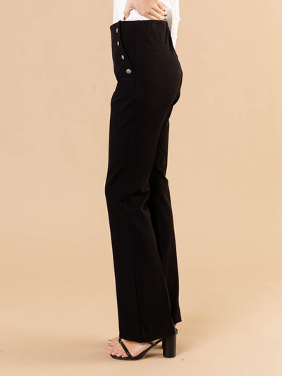 slim black trouser