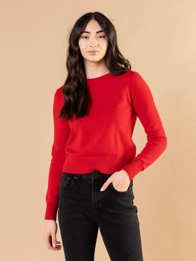 red sweater