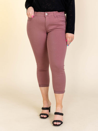 slim skinny cropped pant