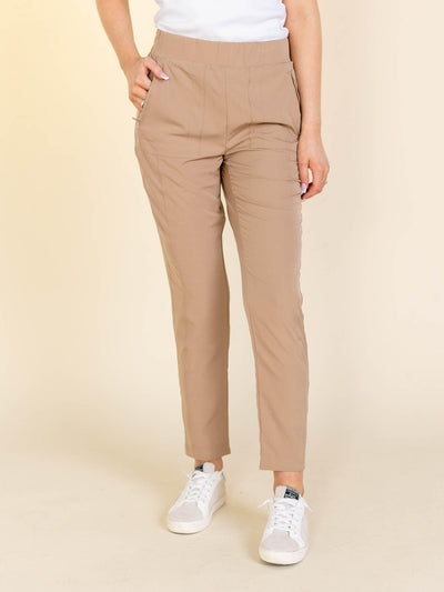 neutral colored cargo pant