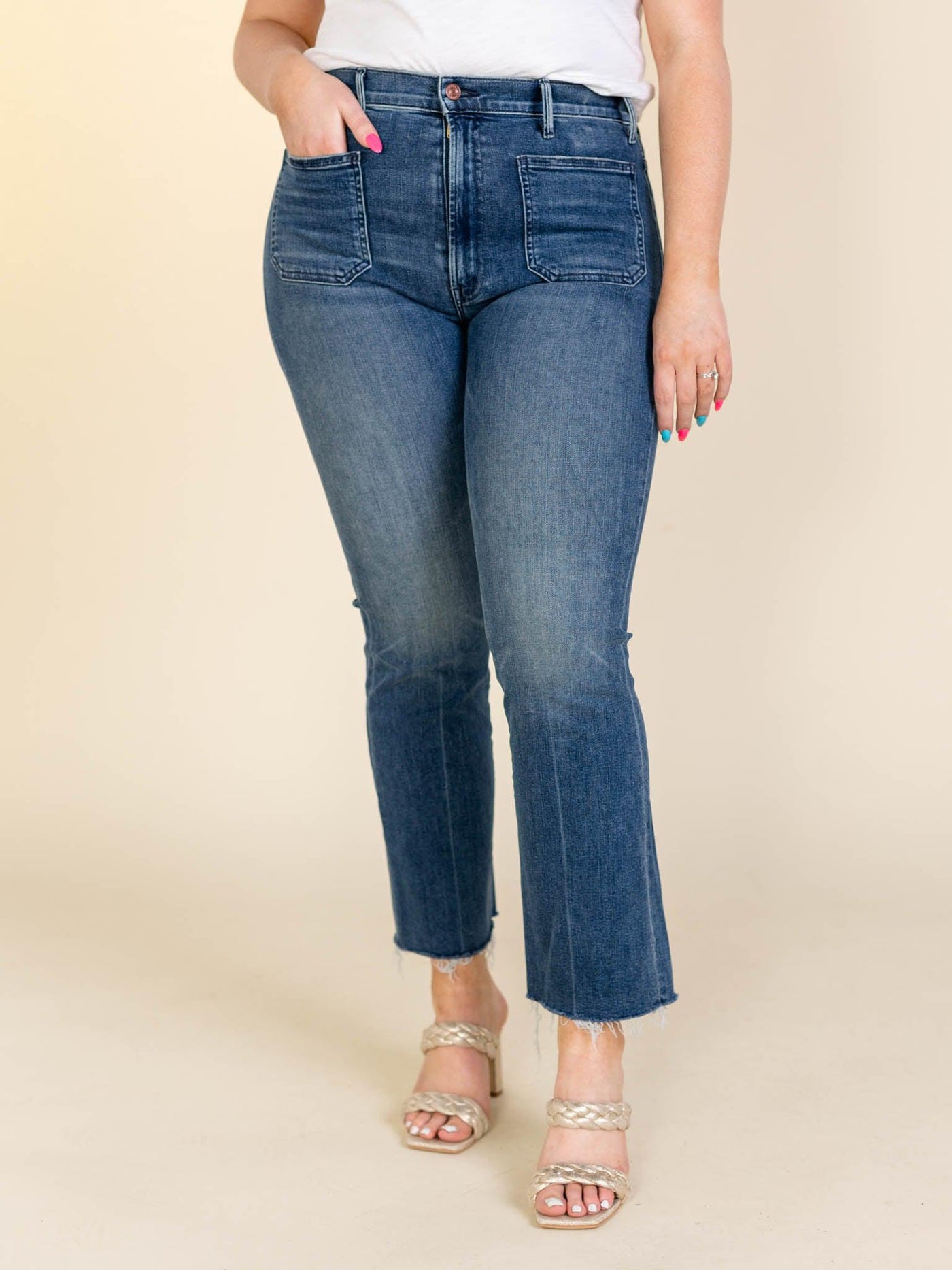 patch pocket denim
