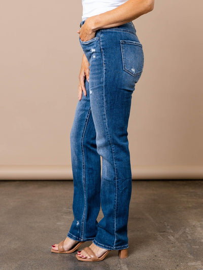 distressed patches denim