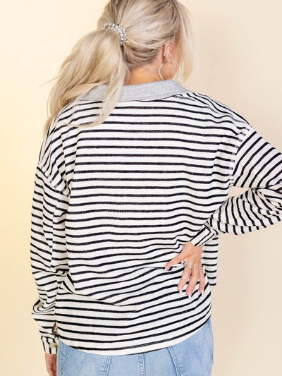 Stripe Short Shacket