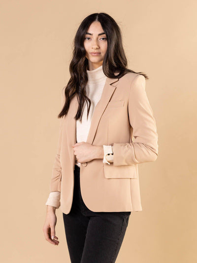 neutral blazer
