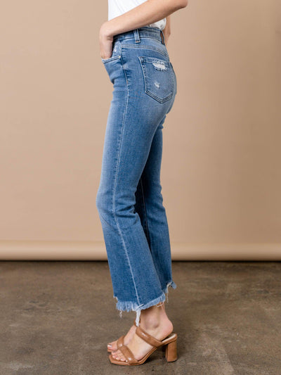 cropped denim