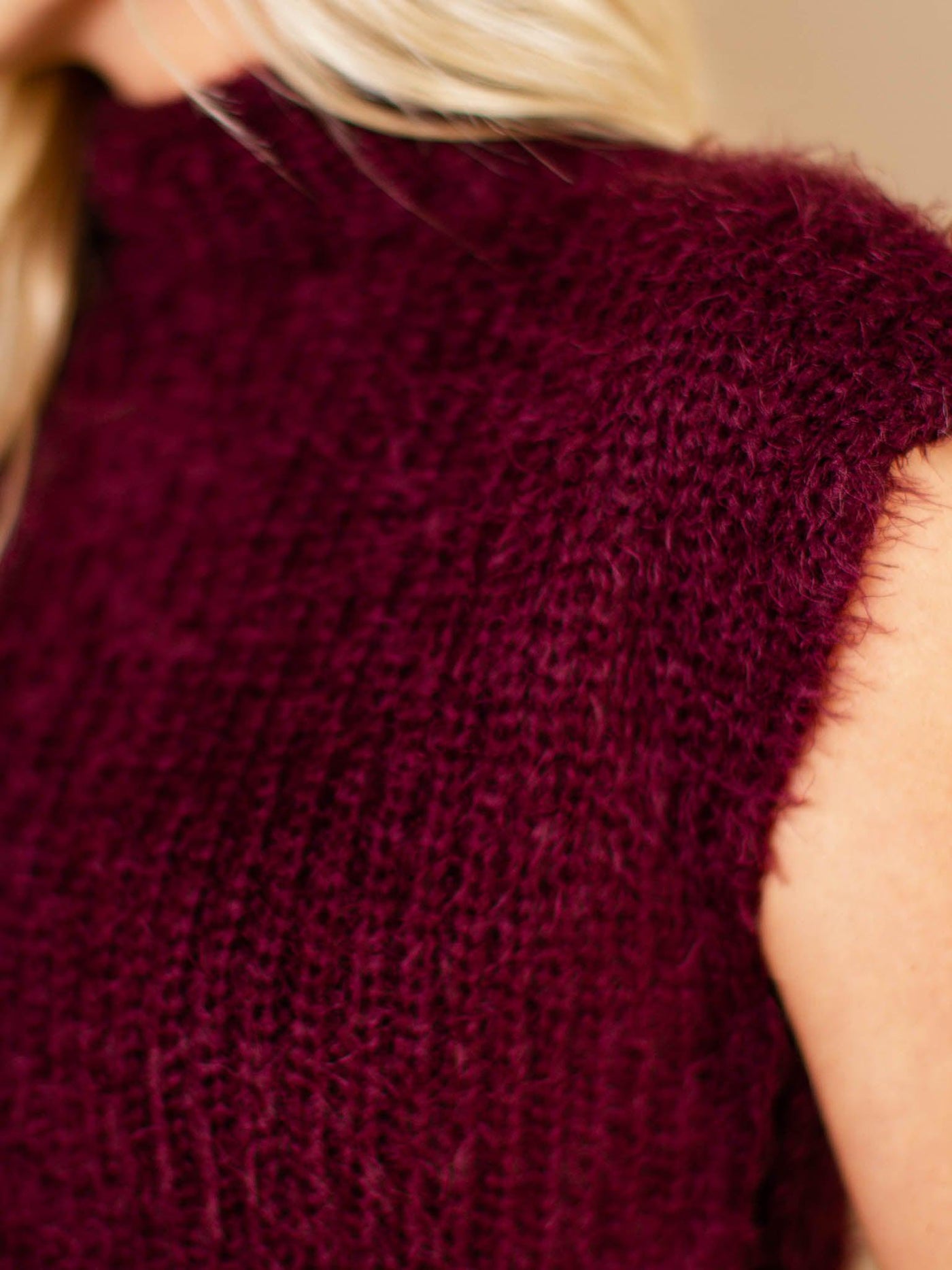 padded shoulder sweater