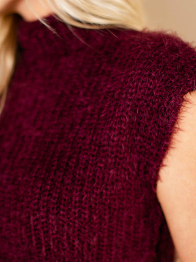 padded shoulder sweater