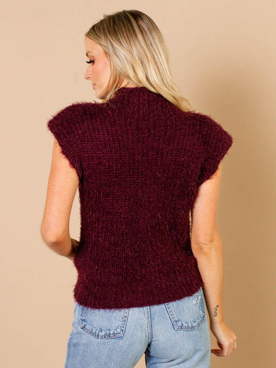 fuzzy sweater