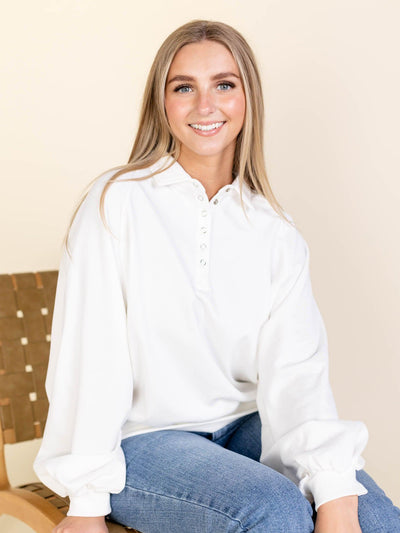 relaxed raglan sweatshirt