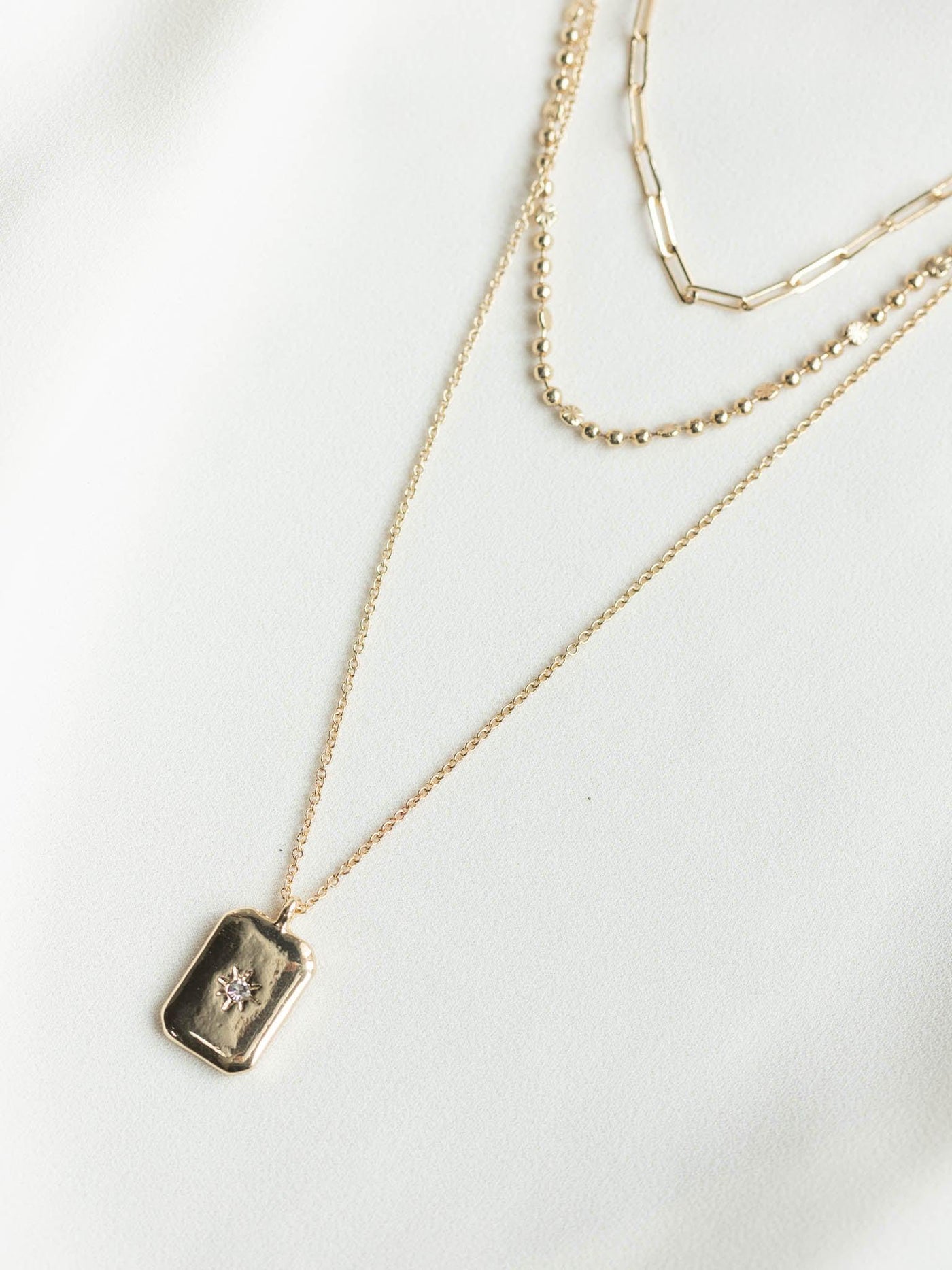 layered necklace