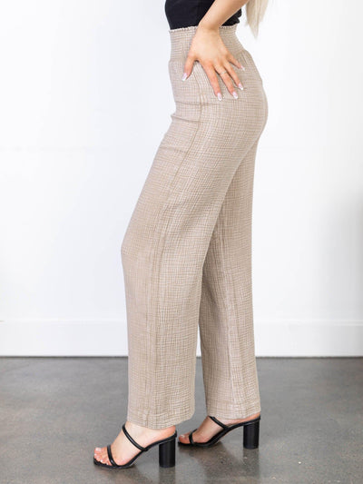 textured gauze pants