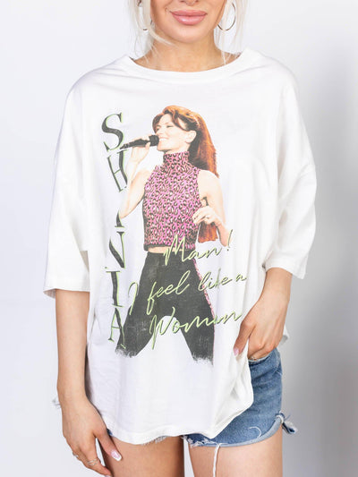 large shania twain tee