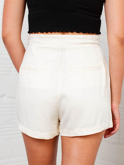 bb dakota white shorts