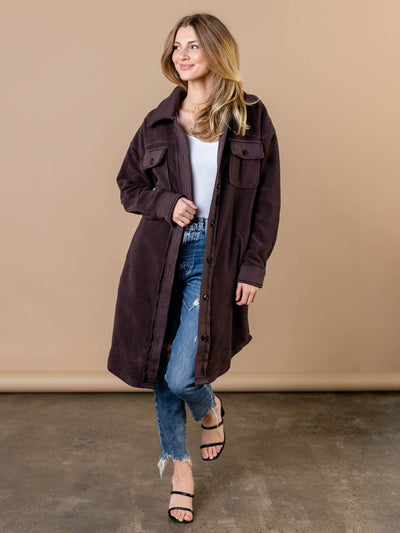 collared shacket