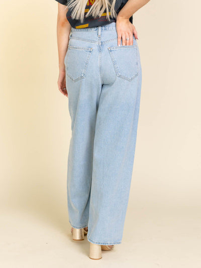 relaxed baggy denim