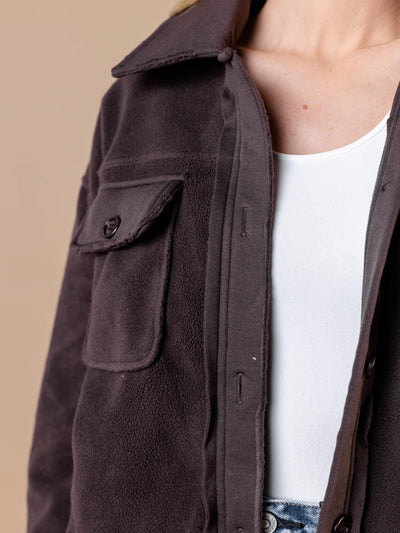 collared shacket