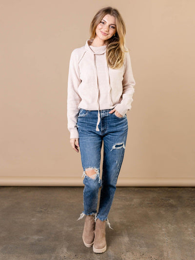 soft cropped sweater