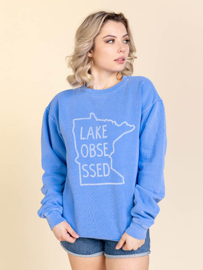 blue sweatshirt