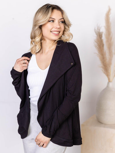 soft draped jacket