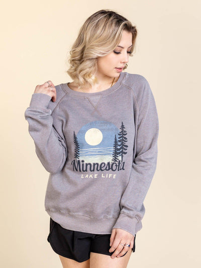 minnesota lake sweatshirt