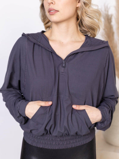 pocket front hoodie