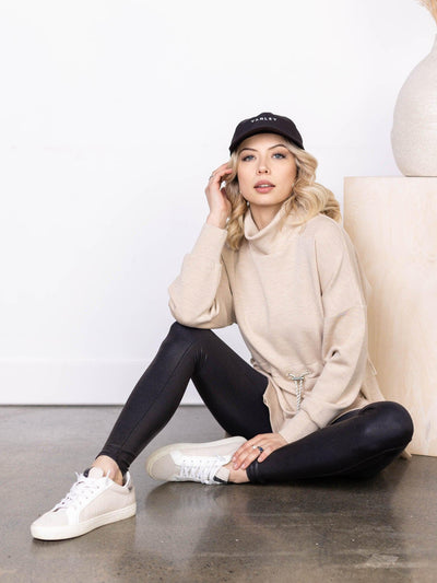 cowl neck sweatshirt