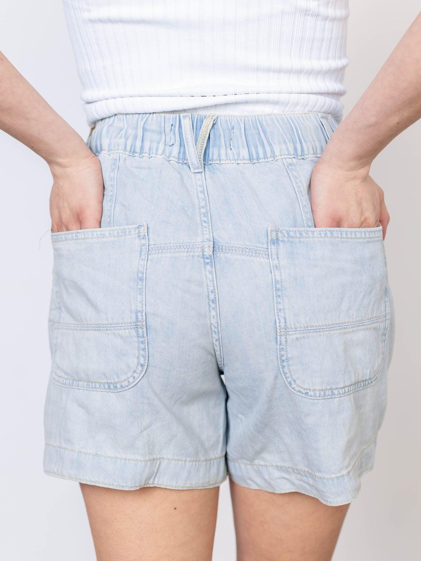 denim shorts