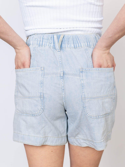 denim shorts