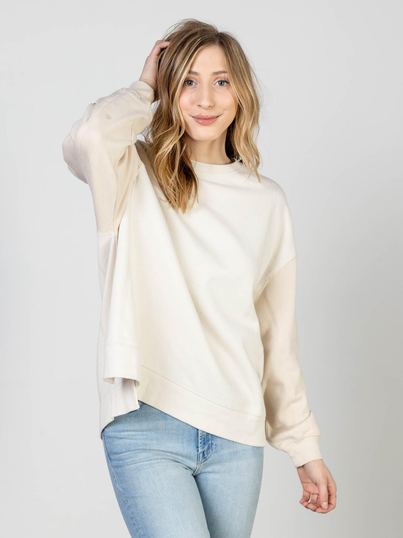 colorblock sweater
