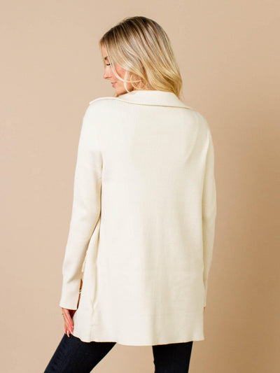 collared cardigan