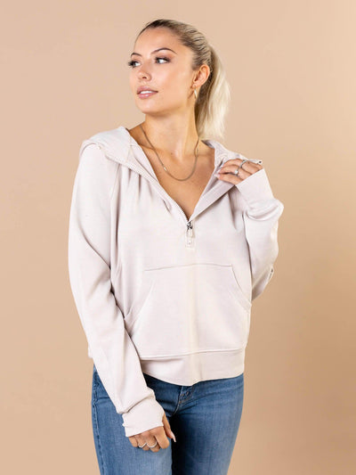 neutral hoodie